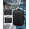 VEVOR Vacuum Travel Backpack, 65L, Expandable Vacuum Seal Compression Travel Backpack with Pump, with TSA-Approved Lock, Airback Vacpack, Water-Resistant Carry-On Suitcase Luggage, for Business, Black