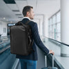 VEVOR Vacuum Travel Backpack, 65L, Expandable Vacuum Seal Compression Travel Backpack with Pump, with TSA-Approved Lock, Airback Vacpack, Water-Resistant Carry-On Suitcase Luggage, for Business, Black