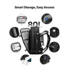 VEVOR Vacuum Travel Backpack, 80L, Expandable Vacuum Seal Compression Travel Backpack with Pump, with TSA-Approved Lock, Airback Vacpack, Water-Resistant Carry-On Suitcase Luggage, for Business, Black