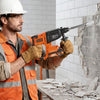 VEVOR Rotary Hammer Drill, 7/8 in SDS-Plus Cordless, 20V Battery Powered Rotary Hammer, Brushless, Including Battery, Charger, 3 Drill Bits, Flat Chisel, Pointed Chisel, Carrying Case, for Concrete
