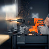 VEVOR 20V Brushless Cordless Hammer Drill, Lithium-Ion 1.1 Inch Rotary Hammer Driver, SDS-Plus Electric Lightweight Power Tool Kit with Battery and Charger, 4 Functions, 1200 RPM, 5300 BPM