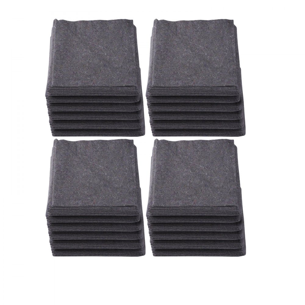 VEVOR Moving Blankets, 72" x 54", 21 lbs/dz Weight, 24 Packs, Professional Recycled Cotton Packing Blanket, Large Heavy Duty Shipping Mover Pads Perfect for Protecting Furniture, Floors, Appliances