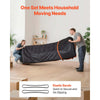 VEVOR Moving Blankets 6 Pcs, 80 x 72 in (35 lbs/dz) Large Packing Blankets with Cotton Filling, Heavy Duty Nonwoven Fabric Padded Moving Blanket for Shipping, Wrapping, Protecting Furniture