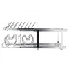 VEVOR Pan and Pot Rack, 2-Tier Expandable Pull Out Under Cabinet Organizer, Cookie Sheet Baking Pans Tray Racks, Adjustable Wire Dividers, Steel Lid Holder for Kitchen Cabinet & Pantry Storage, 12"W