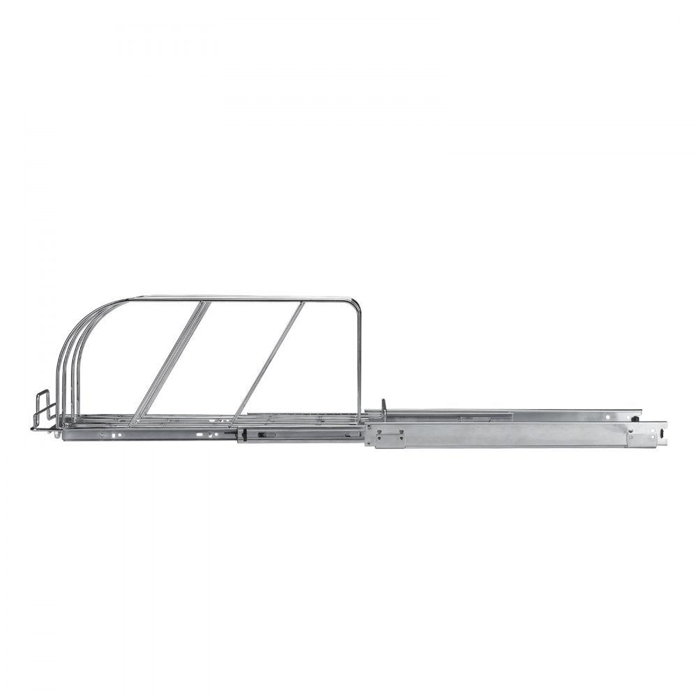 VEVOR Pan and Pot Rack, Expandable Pull Out Under Cabinet Organizer, Cookie Sheet Baking Pans tray Organization, Adjustable Wire Dividers, Steel Lid Holder for Kitchen Cabinet & Pantry Storage, 12.5"W