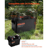 VEVOR Battery Box, Group 24/31 Trolling Motor Battery Box, 12V/24V Marine Batteries Case with PP Shell and Dual Straps, Smart Batteries Case, Suitable for Trolling Motor, Marine,RV & Solar Panel