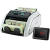 VEVOR Money Counter Machine, Bill Counter with UV, MG, IR and DD Counterfeit Detection, USD & EUR Cash Counting Machine with Large LCD & External Display for Small Business