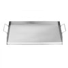 VEVOR Stainless Steel Griddle, 32x16 inch Universal Flat Top Rectangular Plate, Gas Grill Griddle for BBQ Grill, Teppanyaki, Portable Family Cookware with Handle, for Camping Tailgating Party