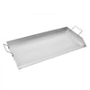 VEVOR Stainless Steel Griddle, 32x16 inch Universal Flat Top Rectangular Plate, Gas Grill Griddle for BBQ Grill, Teppanyaki, Portable Family Cookware with Handle, for Camping Tailgating Party