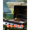 VEVOR Carbon Steel Griddle, 32x14 inch Universal Flat Top Rectangular Plate, Gas Grill Griddle for BBQ Grill, Teppanyaki, Portable Family Cookware with Handle, for Camping Tailgating Party