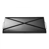 VEVOR Carbon Steel Griddle, 32x14 inch Universal Flat Top Rectangular Plate, Gas Grill Griddle for BBQ Grill, Teppanyaki, Portable Family Cookware with Handle, for Camping Tailgating Party