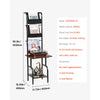 VEVOR Record Player Stand, 5 Tiers Tall Vinyl Record with Charging Station & USB Ports, Turntable Stand with Record Holder Display Shelf for Living Room, Bedroom, Black
