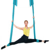 VEVOR Aerial Silk & Yoga Swing, 11 Yards, Aerial Yoga Hammock Kit with 100gsm Nylon Fabric, Full Rigging Hardware & Easy Set-up Guide, Antigravity Flying for All Levels Fitness Bodybuilding, Blue
