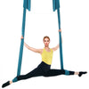 VEVOR Aerial Silk & Yoga Swing, 8.7 Yards, Aerial Yoga Hammock Kit with 100gsm Nylon Fabric, Full Rigging Hardware & Easy Set-up Guide, Antigravity Flying for All Levels Fitness Bodybuilding, Green