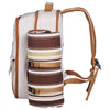 VEVOR Picnic Backpack, Beach Picnic Backpack Bag for 4 Person with Insulated Cooler Compartment, Detachable Bottle/Wine Holder, Lightweight Blanket, Plates & Cutlery Set for Outdoor, Hiking, Camping