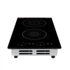 VEVOR Induction Cooktop 12in 2 Burners Built-in Electric Stove 110V 1800W, Low-Power Continuous Heating, Countertop Induction Burner, 9 Power Levels, LED Touch Screen, Ceramic Glass, and Child Lock