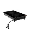 VEVOR Induction Cooktop 12in 2 Burners Built-in Electric Stove 110V 1800W, Low-Power Continuous Heating, Countertop Induction Burner, 9 Power Levels, LED Touch Screen, Ceramic Glass, and Child Lock