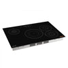 VEVOR Induction Cooktop 30inch 4 Burners Built-in Electric Stove 220V 7500W, Low-Power Continuous Heating, Induction Burner for Kitchen, with 9 Power Levels, LED Touch Screen, and Child Lock