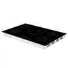 VEVOR Induction Cooktop 30in 5 Burners Built-in Electric Stove 220V 9200W, Low-Power Continuous Heating, Induction Burner for Kitchen, 9 Power Levels, LED Touch Screen, Ceramic Glass, Child Lock