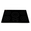 VEVOR Induction Cooktop 30in 5 Burners Built-in Electric Stove 220V 9200W, Low-Power Continuous Heating, Induction Burner for Kitchen, 9 Power Levels, LED Touch Screen, Ceramic Glass, and Child Lock