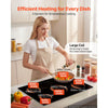 VEVOR Induction Cooktop 36inch 5 Burners Built-in Electric Stove 220V 9200W, Low-Power Continuous Heating, Induction Burner for Kitchen, with 9 Power Levels, LED Touch Screen, and Child Lock