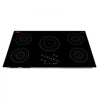 VEVOR Induction Cooktop 36in 5 Burners Built-in Electric Stove 220V 9200W, Low-Power Continuous Heating, Induction Burner for Kitchen, 9 Power Levels, LED Touch Screen, Ceramic Glass, and Child Lock