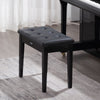 VEVOR Piano Bench, 22" x 13.78" x 19", Keyboard Piano Chair with High-Density Padded Cushion, Storage Compartment for Music Books, Wooden Piano Bookcase Stool Seat, for Vanity, Living Room, Bedroom