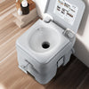 VEVOR Portable Toilet for Camping, Porta Potty with Carry Bag, 5.3 Gal Waste Tank & 3.2 Gal Flush Tank, Push-Button Pressurized Flush Commode, Leak-proof and Odourless Travel Toilet for Camping Car