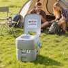 VEVOR Portable Toilet, 7.9 Gallon Detachable Waste Tank, 200 Flushes, Camping Toilet for Adults, Outdoor Travel Potty with Level Indicator, Suitable for RV Travel, Camping, Hiking, Boating and Trips