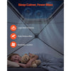 VEVOR Camping Tent, 4 Person Pop Up Instant Cabin Tent with Large Mesh Windows, 60 Seconds Easy Setup, Portable Cabin Hub Tents with Carry Bag for Family Outdoor Camping & Hiking, Upgraded Ventilation