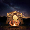 VEVOR Camping Tent, 4 Person Pop Up Instant Cabin Tent with Large Mesh Windows, 60 Seconds Easy Setup, Portable Cabin Hub Tents with Carry Bag for Family Outdoor Camping & Hiking, Upgraded Ventilation