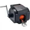 VEVOR Electric Boat Winch, 12V DC 300W, Reversible Electric Trailer Winch for Boats Up to 2000 lbs, Power-in, Power-Out, and Freewheel Operations for Boats with Wired Remote Control & Hand Crank