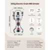 VEVOR 300g Electric Grain Mill Grinder, High Speed 1500W Commercial Spice Grinders, Stainless Steel Pulverizer Powder Machine, for Dry Grains Spices Cereals Coffee Corn Pepper, Straight Type