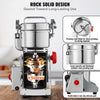 VEVOR 300g Electric Grain Mill Grinder, High Speed 1500W Commercial Spice Grinders, Stainless Steel Pulverizer Powder Machine, for Dry Grains Spices Cereals Coffee Corn Pepper, Swing Type