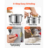 VEVOR Electric Grain Mill Grinder, 1.8 lbs Commercial Spice Grinders, High Speed 2100W Stainless Steel Pulverizer Powder Machine, for Dry Grains, Spices, Cereals, Coffee, Corn & Pepper, Swing Type