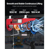 VEVOR Electric Hoist, 1320 lbs 120V Electric Winch with 328 ft Wireless & 14 ft Wired Remote Control, 40 ft Single Cable Lifting Height, Single/Double Slings, Lift Hoist for Garage Warehouse Factory