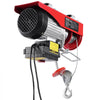 VEVOR Electric Hoist, 1320 lbs 120V Electric Winch with 328 ft Wireless & 14 ft Wired Remote Control, 40 ft Single Cable Lifting Height, Single/Double Slings, Lift Hoist for Garage Warehouse Factory