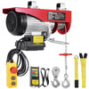 VEVOR Electric Hoist, 1320 lbs 120V Electric Winch with 328 ft Wireless & 14 ft Wired Remote Control, 40 ft Single Cable Lifting Height, Single/Double Slings, Lift Hoist for Garage Warehouse Factory