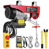 VEVOR Electric Hoist, 440 lbs 120V Electric Winch with 328 ft Wireless & 14 ft Wired Remote Control, 40 ft Single Cable Lifting Height, Single/Double Slings, Lift Hoist for Garage Warehouse Factory