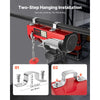 VEVOR Electric Hoist, 1320 lbs Lifting Capacity, 1150W 110V Electric Steel Wire Winch with 14ft Wired Remote Control, 40ft Single Cable Lifting Height & Pure Copper Motor, for Garage Warehouse Factory