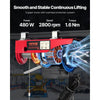 VEVOR Electric Hoist, 440lbs Garage Hoist with 14ft Wired Control, 110 volt Electric Hoist Winch 40ft Single Cable Lifting Height, Pure Copper Motor and Emergency Stop Switch