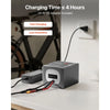 VEVOR 24V Electric Scooter Battery, 8Ah, Ebike Lithium Battery Pack with 30A BMS, Charger, T-Plug Expansion Cable, 500+ Cycles, Compatible with 1920W Motors, for Electric Bikes Bicycles, Scooters