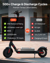 VEVOR 48V Electric Scooter Battery, 20Ah, Ebike Lithium Battery Pack with 30A BMS, Charger, T-Plug Expansion Cable, 500+ Cycles, Compatible with 4800W Motors, for Electric Bikes Bicycles, Scooters