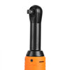VEVOR Cordless Ratchet Wrench, 3/8 inch Drive, 240 RPM, up to 33 ft-lbs of Torque, Extended Battery Powered Electric Ratchet Wrench Set with Two Batteries, Charger, Sockets, Adaptor and Extension Bar