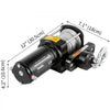 VEVOR Truck Winch 3,000LBS Electric Winch 10m Steel Cable 12V Power Winch Jeep Winch with Wireless Remote Control and Powerful Motor for UTV ATV & Jeep Truck and Wrangler Accessories in Car Lift