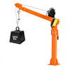 VEVOR Electric Truck Crane, 2200 lbs Pickup Truck Crane with 2200 LBS Electric Hoist, 360° Rotating Telescopic Boom, Premium Galvanized Steel, Foldable Pickup Bed Jib Hoist for Machine Lumber Lifting