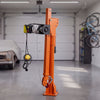 VEVOR Electric Truck Crane, 1100 lbs Pickup Truck Crane with PA800 Electric Hoist, 360° Rotating Telescopic Boom, Premium Galvanized Steel,Foldable Pickup Bed Jib Hoist for Machine Lumber Lifting