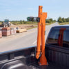 VEVOR Electric Truck Crane, 1100 lbs Pickup Truck Crane with 12V 3000 lbs Electric Winch, 360° Rotating Telescopic Boom, Premium Galvanized Steel, Foldable Pickup Bed Jib for Machine Lumber Lifting