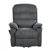 VEVOR Power Lift Recliner Chair, Dual Motor Medium Lift Chair with Heat and Massage for Elderly, Position Adjustable, Remote Control, with Side Pockets, Chenille Fabric, Dark Gray