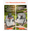 VEVOR Electric Bud Leaf Trimmer, 2-in-1 Manual & Electric, 16 in Bud Trimmer with Sharp Stainless Steel Blades, Bracket Type Wet Dry Hydroponic Cutting Machine with Dry Grate, for Plant Buds Flowers